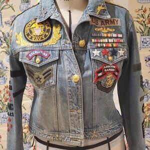 Vintage-Inspired GAP Denim Jacket: A Tribute to 9/11/2001 - FREE SHIPPING